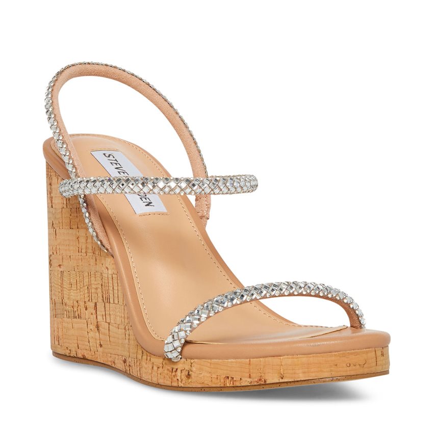 Brown Steve Madden Morgan Women's Wedges | PH 6092DYQ